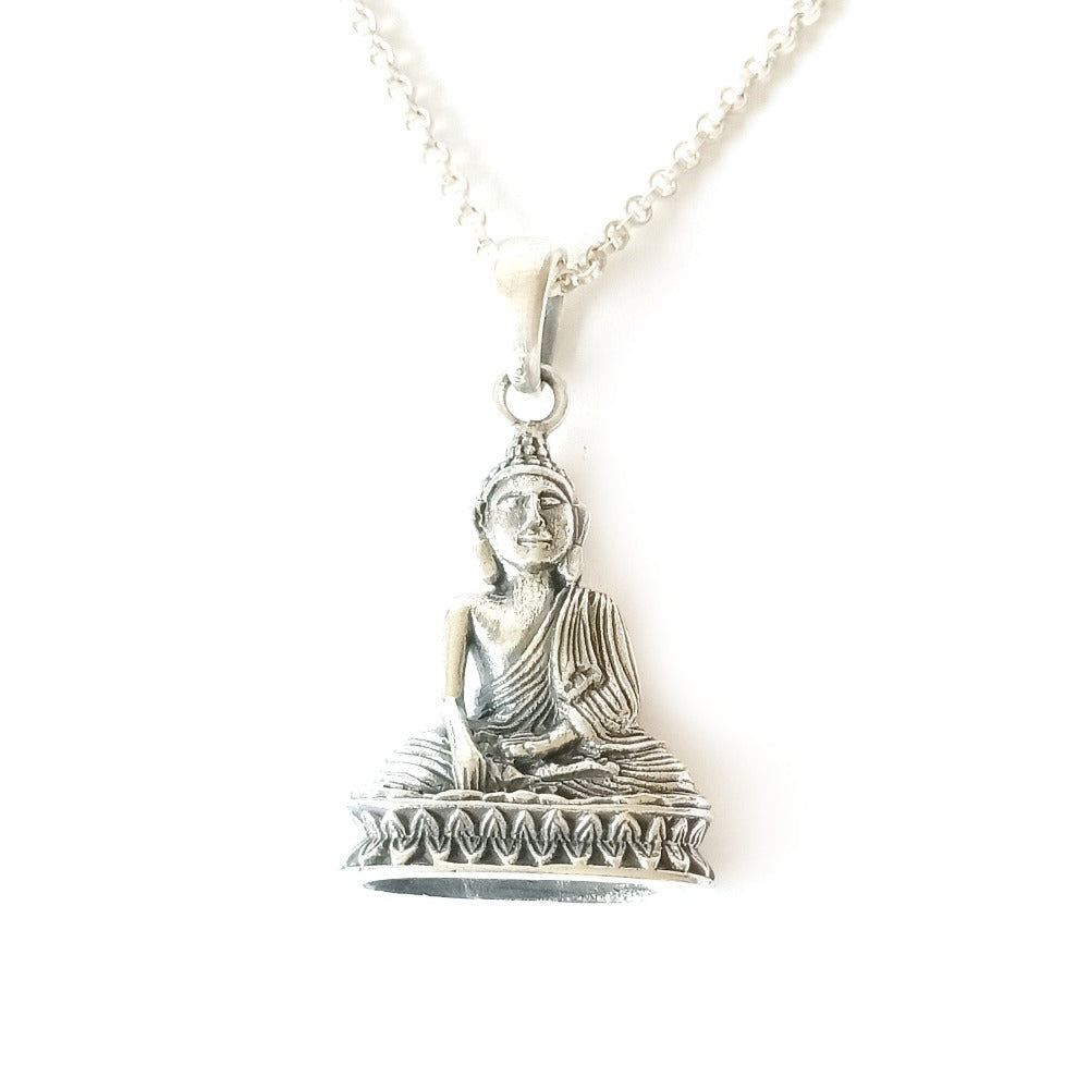 avond spreker Maria Hanger Buddha zilver - Boeddha bedel zilver - Ietsmooisvoorjou